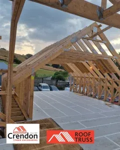 engineered timber solution for the re-roofing of an existing premises