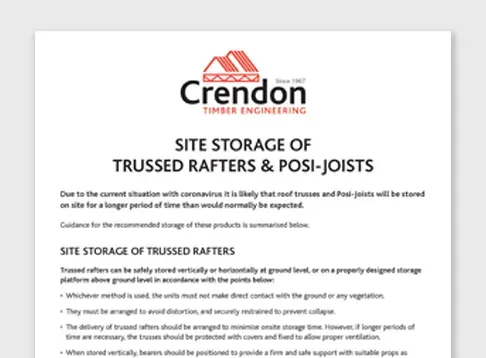 Crendon branded measuring tape sat on timber in a outdoor storage area