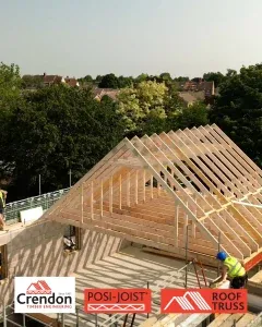 Crendon Glastonbury&nbsp;recently designed, manufactured, and supplied Attic Trusses and 253mm deep Posi-Joist metal web joists for a development in&nbsp;Merriott, Somerset.