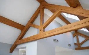 Feature Truss in a renovated room