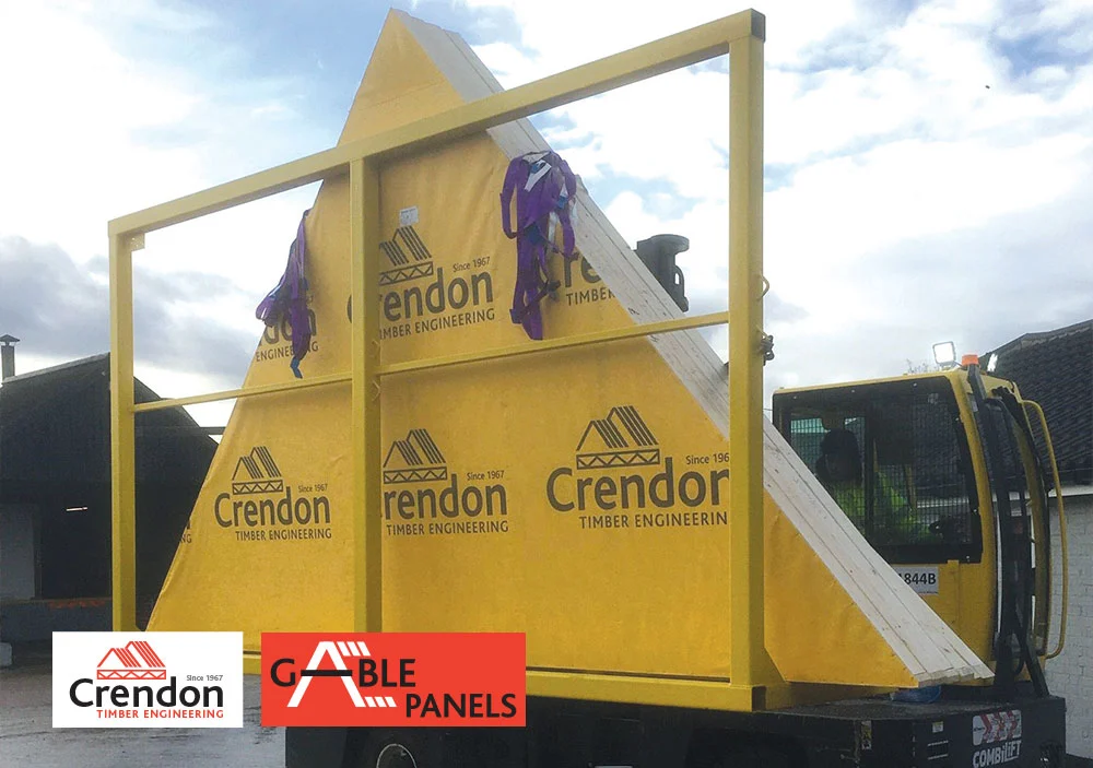 Gable Panel on a forklift
